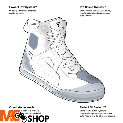 REBELHORN BUTY VANDAL II BLACK/GREY/FLUO YELLOW