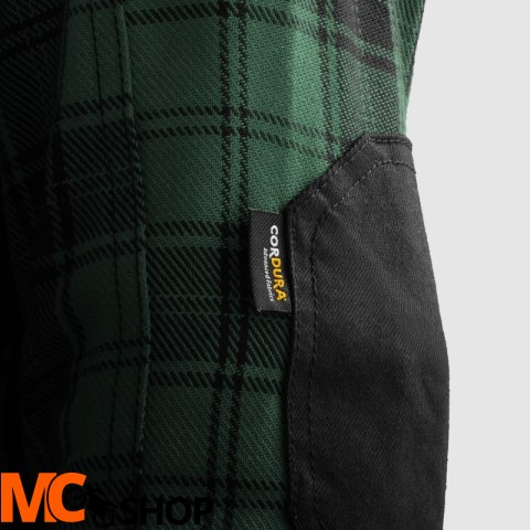 REBELHORN KOSZULA MOTOCYKLOWA SHIFTER BLACK/GREEN