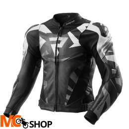 REBELHORN KURTKA SKÓRZANA INFERNO BLACK/WHITE