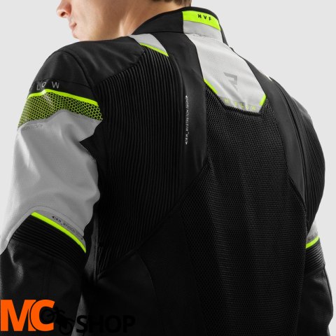 REBELHORN KURTKA TEKSTYLNA HIFLOW V BLAC/GR/FL YEL