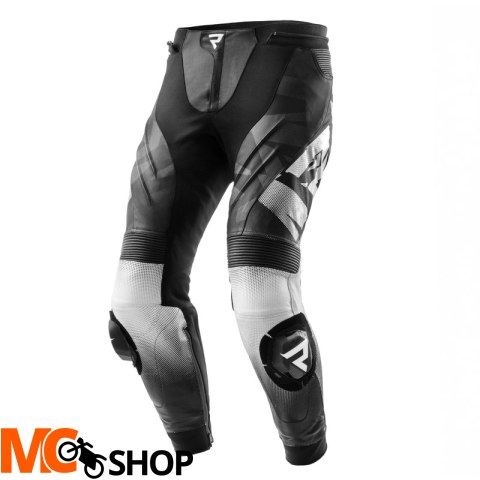 REBELHORN SPODNIE SKÓRZANE INFERNO BLACK/WHITE