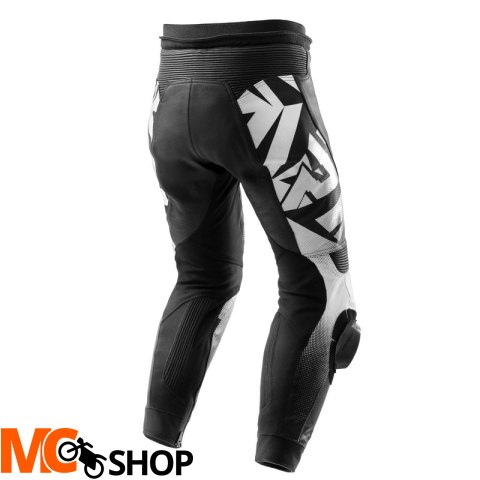 REBELHORN SPODNIE SKÓRZANE INFERNO BLACK/WHITE