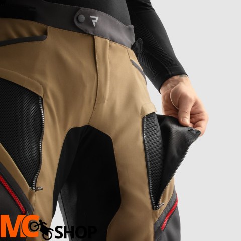 REBELHORN SPODNIE TEKSTYLNE HARDY 3.0 DESER/GR/RE