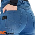 SHIMA JEANSY MOTOCYKLOWE ZENITH LADY PNT BLUE