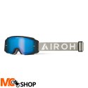 AIROH GOGLE BLAST XR1 BLACK MATT SZYBA BLUE MIRROR