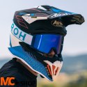 AIROH GOGLE BLAST XR1 BLUE MATT SZYBA BLUE MIRRORE