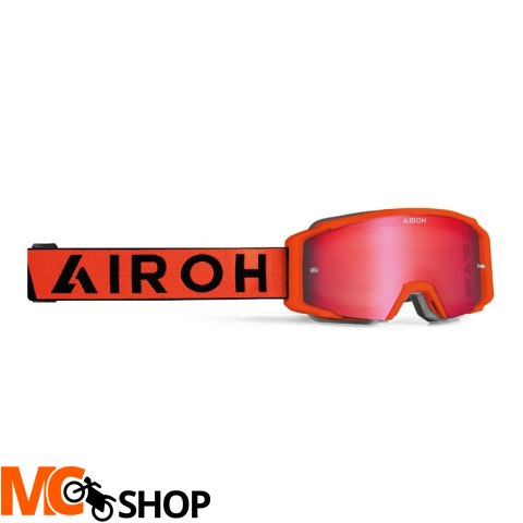 AIROH GOGLE BLAST XR1 ORANGE MATT SZYBA RED MIRROR