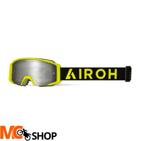 AIROH GOGLE BLAST XR1 YELLOW MATT SZYBA SILVER MIR