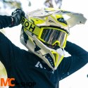 AIROH GOGLE BLAST XR1 YELLOW MATT SZYBA SILVER MIR