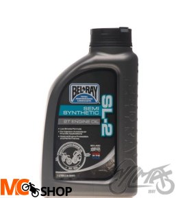 OLEJ BEL-RAY SL-2 PÓŁSYNTETYCZNY 2T 1L